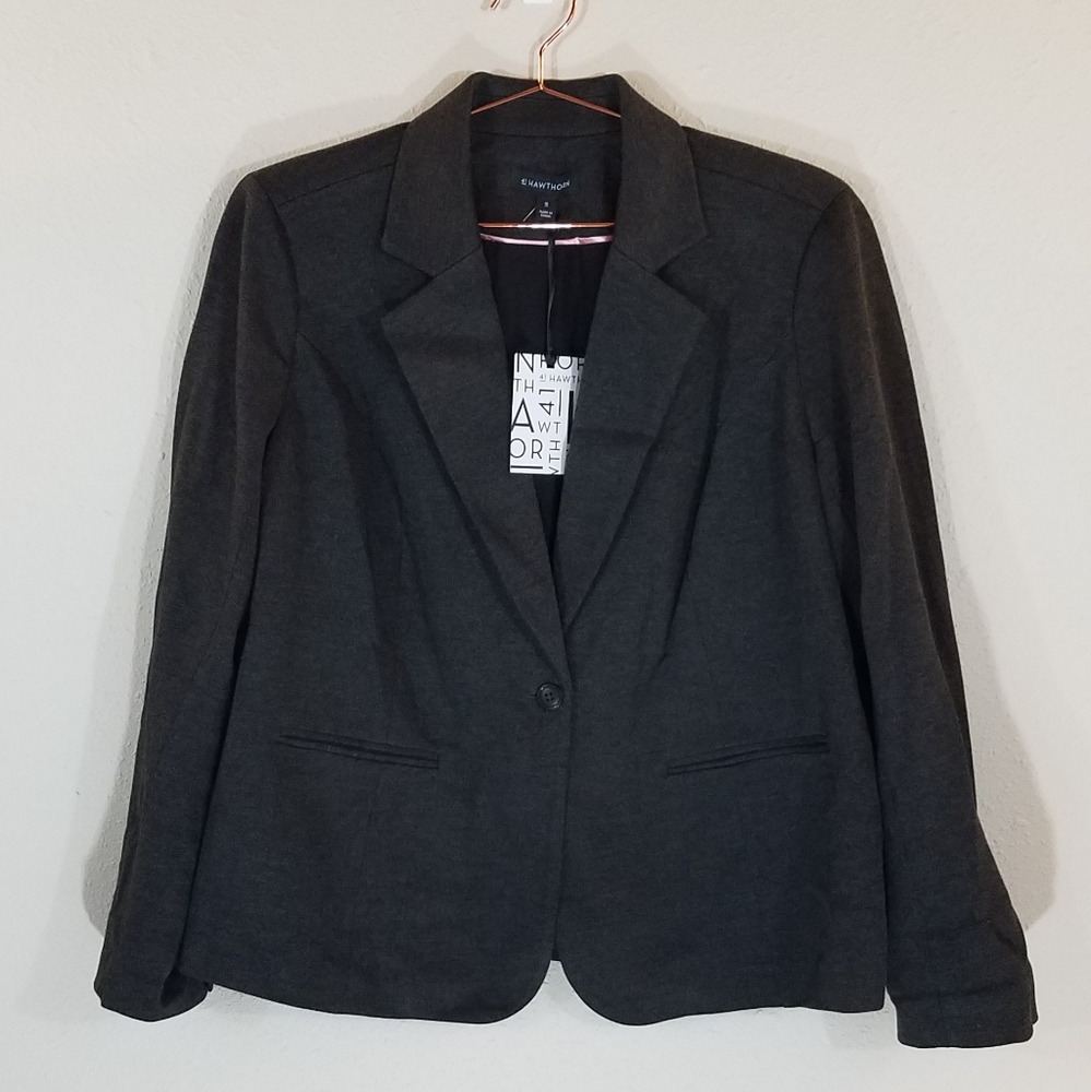 41 HAWTHORN Single Button Blazer Jacket Si…